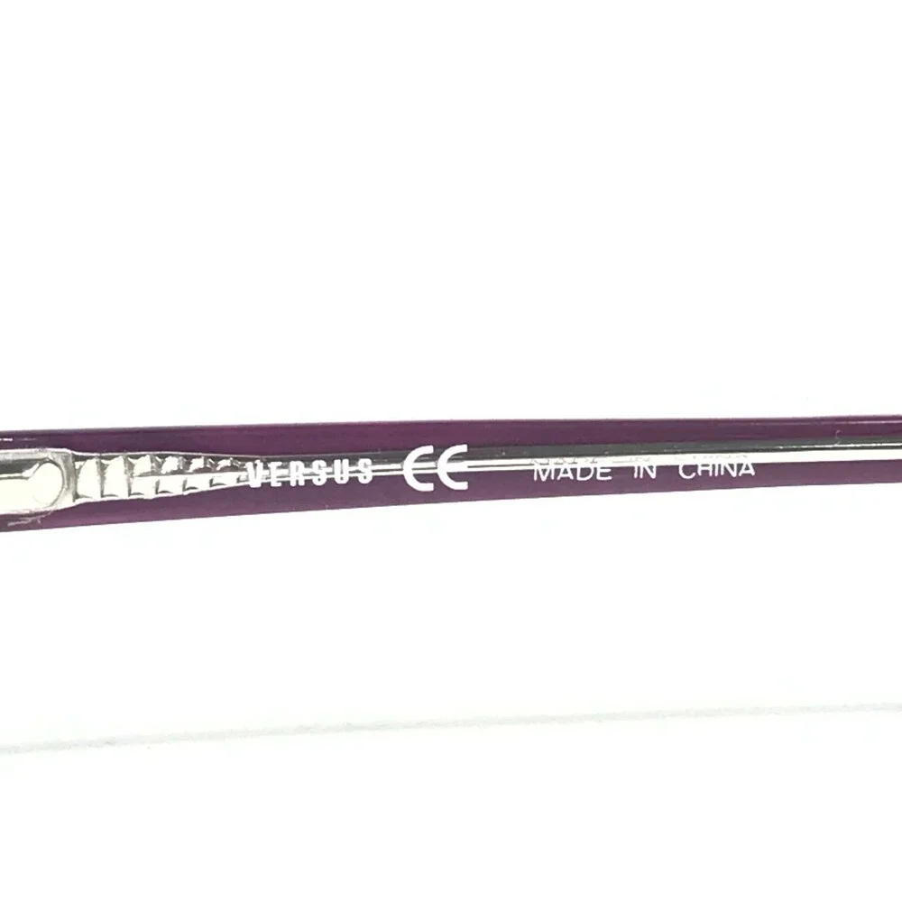 Versus by Versace Eyeglasses Frames MOD.8036 551 Clear Purple Oval 51-16-135